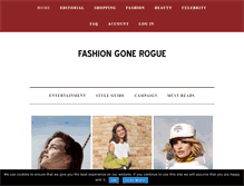 Tablet Screenshot of fashiongonerogue.com
